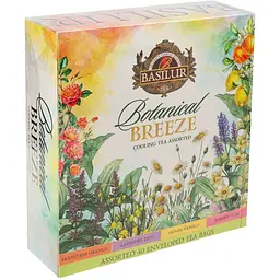 Чай зеленый Basilur Botanical Breeze Collection ассорти 40 шт. х 1.5 г (955272)