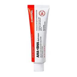 Крем для обличчя з комплексом кислот AHA BHA 28 Days Hyal Cream Medi-Peel 30 мл