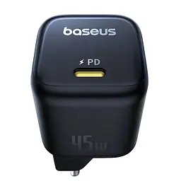 МЗП Baseus EnerFill FN22 Fast Charger PD45W (1USB-C) (E01233) Cosmic Black - мініатюра 4