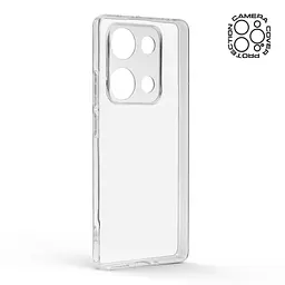 Прозрачный чехол для Xiaomi Redmi Note 14S 4G с защитой камеры, тонкий, силиконовый, бесцветный, ударопрочный, противоударный бампер с закрытой камерой, ArmorStandart (ARM82026) - мініатюра 2