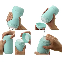 Мастурбатор Tenga Puffy Mint Green м'ятний - мініатюра 9