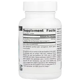Омега 7 обліпиха Source Naturals Omega-7 Sea buckthorn Oil 60 капсул (SNS-02554) - мініатюра 2