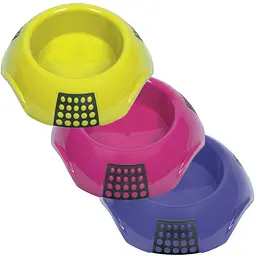 Пластикова миска для собак та котів MPS Luna S Wrubb. Mix Color 19 см 300 мл