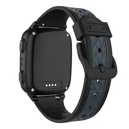 Розумний годинник-телефон для дітей Lemfo D-57 Max з GPS, 4G відеозв’язком, SIM-картою та функцією прослуховування Чорний - мініатюра 4