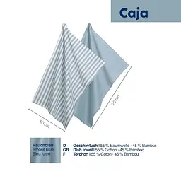 Набір кухонних рушників KELA Caja, димчасто-блакитний - мініатюра 2