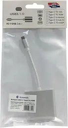 Хаб USB "3-in-1", Grey Dynamode teh0023490 - мініатюра 2