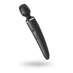 Вібромасажер Satisfyer Wand-er Woman (Black/Gold), водонепроникний, потужний, розмір XXL - мініатюра 2