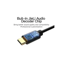 Кабель мультимедійний USB-C to 3.5mm M 1.0m black Vention (BGABF) - мініатюра 2