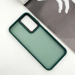 Чохол TPU+PC Lyon Frosted для Samsung Galaxy A14 4G/5G Green - мініатюра 3