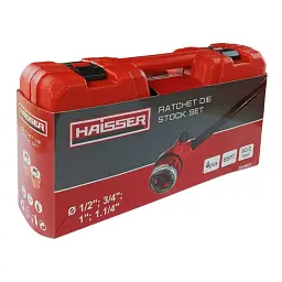 Набір клупів з тріскачкою Haisser 1/2", 3/4", 1", 1,1/4" 4 шт. (133147) - мініатюра 2