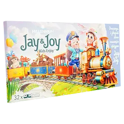 Шоколад Millennium Jay&Joy молочний з молочною начинкою 360 г - мініатюра 2