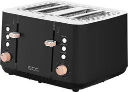 Тостер ECG ST 4768 Timber Black - мініатюра 5