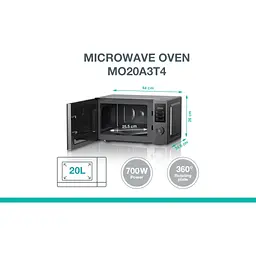 Мікрохвильова піч Gorenje MO20A3T4 - мініатюра 6
