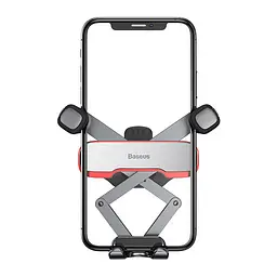 Холдер Baseus Mr Hui Gravity Car Mount Чорний - мініатюра 2