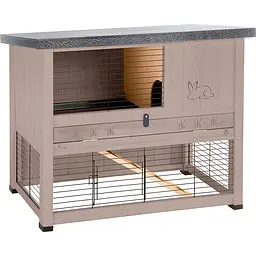 Клітка для кроликів та морських свинок Ferplast Ranch 100 Basic сіра 90,5x46x80 см 57090011