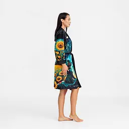 Халат жіночий з плюшевого велюру ексклюзивний Night 18309 XS-S - мініатюра 4