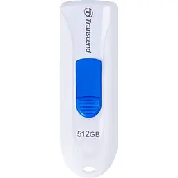 USB флеш накопичувач Transcend 512GB JetFlash 790 White USB 3.1 (TS512GJF790W) - мініатюра 2