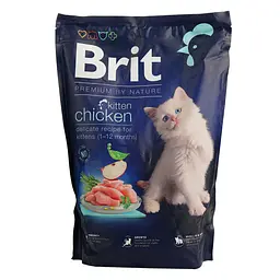 Сухий корм для кошенят Brit Premium by Nature Cat Kitten з куркою 1.5 кг - мініатюра 2