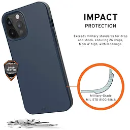 Чохол оригінальний UAG Outback 112365115555 (Original) для iPhone 12 Pro Max (6.7") Blue - мініатюра 3