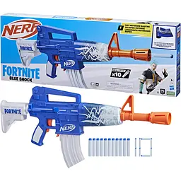 Бластер іграшковий Hasbro Nerf Blue Shock Fortnite (F4108) - мініатюра 2