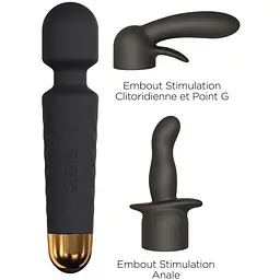 Мінівібромасажер Dorcel Kit Wanderful з насадками (анальна та вагінальна) водонепроникний - мініатюра 8