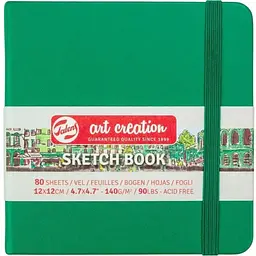 Блокнот для графіки Royal Talens Art Creation 12х12 см 140г/м2 80л Forest Green