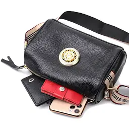 Жіноча шкіряна сумка Vintage 21,5х14х9,5 см sum0024784 - мініатюра 7