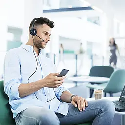 Гарнітура Sennheiser Epos I SC 45 USB / 3.5 мм MS Mono (1000634) - мініатюра 2