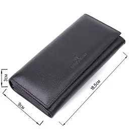 Зручний жіночий гаманець з натуральної шкіри ST Leather 22523 чорний - мініатюра 7