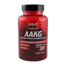 Аргінін альфа-кетоглютарат Evolite Nutrition AAKG Extreme, 60 капсул