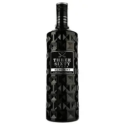 Горілка Three Sixty Vodka Black 42, 42%, 1 л - мініатюра 2