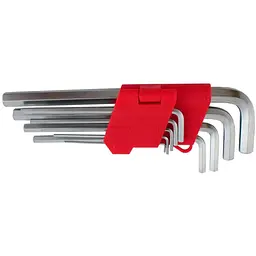 Набір шестигранних ключів Intertool HT-0602 подовжені (у наборі 9 шт.)