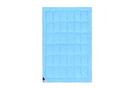 Ковдра вовняна MirSon Valentino Hand Made Екстра Преміум №0341, зимова, 172x205 см, блакитна - мініатюра 3
