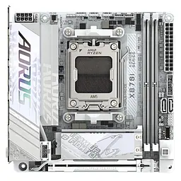 Материнська плата X870I AORUS PRO ICE sAM5 X870I AORUS PRO ICE 2xDDR5 M.2 Wi-Fi BT HDMI Typ Gigabyte teh0018952 - мініатюра 2