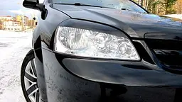 Вії фар Fly для Chevrolet Lacetti седан широкі Чорні 2 шт