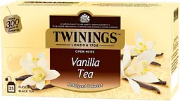 Чай Twinings чорний з ароматом ванілі 25 пакетиків