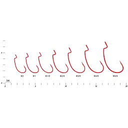 Гачок Decoy Worm17R Kg Hook R 1/0 (7 шт/уп) - мініатюра 2