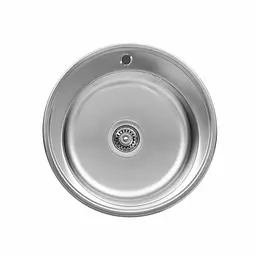 Кухонна мийка з нержавіючої сталі Platinum сатин 510 (0,6/170 мм), Satin