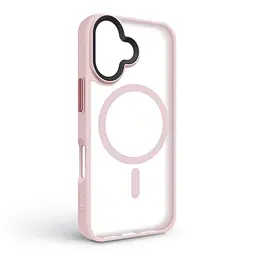 Чехол для Apple iPhone 17, Uniq MagCase, розовый, противоударный, панель-накладка с MagSafe, ударопрочный TPU+PC, с магнитом MagSafe, поддержка полноценной беспроводной зарядки, ArmorStandart (ARM86263) - мініатюра 2