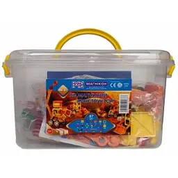 Конструктор Магнікон 87 деталей Plastic box (MK-87) - мініатюра 2