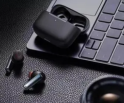 Навушники Baseus True Wireless Earphones Bowie M2+ BT5.2, 40/400mAh, 5H, Location, ANC black - мініатюра 9