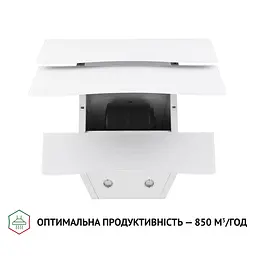 Витяжка декоративна похила PERFELLI DNS 6482 D 850 WH LED - мініатюра 6