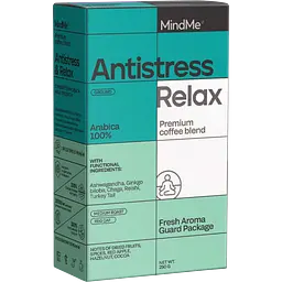 Набір: кава MindMe Antistress & Relax функціональна мелена 250 г + колагенові вершки з кокосовим молоком MindMe Beauty Creamer 210 г - мініатюра 2