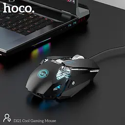 Миша Hoco DI21 Cool Gaming Mouse 7200dpi дротова ігрова з підсвіткою - мініатюра 5