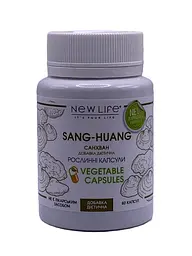 Екстракт New Life SANG-HUANG / санхван гриба Phellinus linteus 60 рослинних капсул