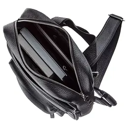 Шкіряний рюкзак SHVIGEL 25,5х32,5х8 см sum0012696 - мініатюра 4