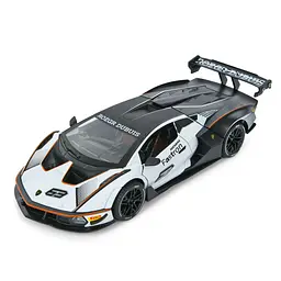 Дитяча інерційна машинка AP-2036 (White) двері відчиняються, світло та звук, 1:24, 23 см АвтоСвіт