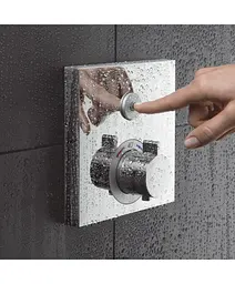 Термостат прихованого монтажу Hansgrohe ShowerSelect 15737400, Білий - мініатюра 2