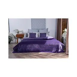 Покривало Руно двостороннє VeLour Фіолетове 180 х 220 см (340.55_Violet) - мініатюра 2
