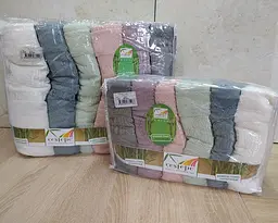 Набір турецьких махрових рушників Cestepe 50х90 6 штук + 70х140 6 штук Bamboo Floral - мініатюра 4